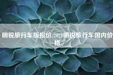 明锐旅行车版报价/2021明锐旅行车国内价格 明锐旅行车版报价/2021明锐旅行车国内价格