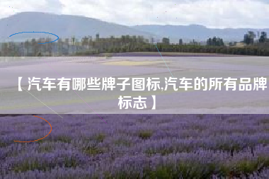 【汽车有哪些牌子图标,汽车的所有品牌标志】