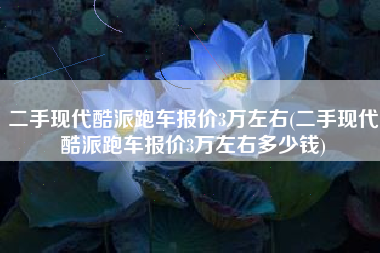 二手现代酷派跑车报价3万左右(二手现代酷派跑车报价3万左右多少钱)