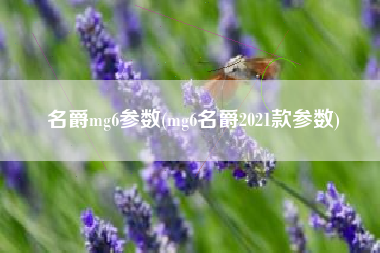 名爵mg6参数(mg6名爵2021款参数) 名爵mg6参数(mg6名爵2021款参数)