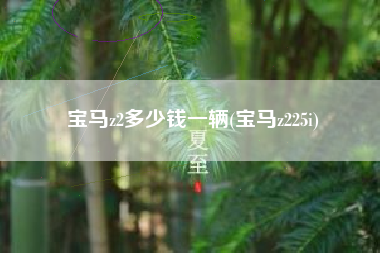 宝马z2多少钱一辆(宝马z225i) 宝马z2多少钱一辆(宝马z225i)